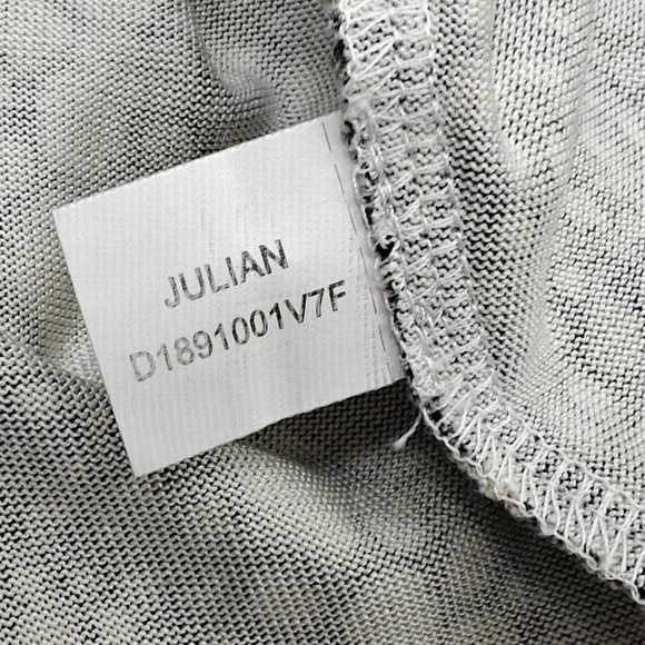 Diane Von Furstenberg Julian Silk Wrap Dress Size 2 Black Tan Lizard Stretch - Picture 8 of 10